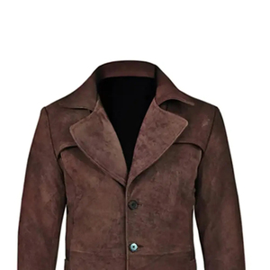 2025 Luxury Genuine Leather <b>Long</b> Coats <b>Men</b> Handmade Black Winter Outerwear Slim Fit Classic Trench <b>Jacket</b> Eco-Friendly Thick - Product Image 6