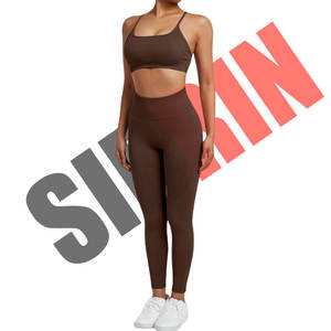 Meilleure vente 2024 vêtements d'été ensembles de Yoga femmes grande taille deux pièces ensemble de Yoga vêtements de sport ensemble de Yoga pour les femmes - Product Image 2