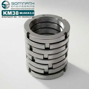 ตัวล็อค KM38น๊อตตัวล็อกเพลาแบบเมตริกที่แม่นยำ M190X3.0สำหรับยึดสเตนเลสสตีล - Product Image 5