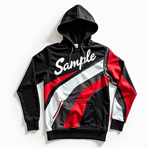 เสื้อฮู้ดดี้โอเวอร์ไซส์สำหรับผู้ชาย สไตล์สตรีทแวร์ปรับแต่งได้ ทนทาน ผลิตจากโพลีเอสเตอร์ 100% ผสมผ้าฝ้าย เหมาะสำหรับฤดูหนาว - Product Image 5