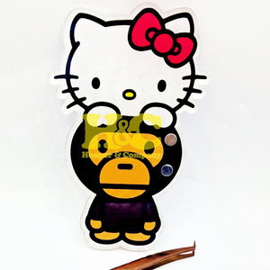 Tuiles à cils en acrylique, outil d'extension de cils, forme personnalisée papillon, écologique, logo personnalisé, boîte à cils en acrylique, vente en gros, tuiles Kitty - Product Image 2