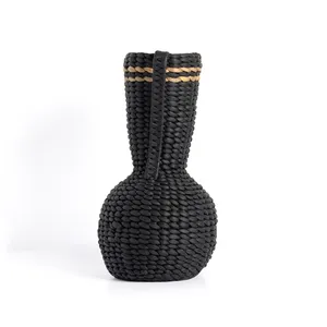 การออกแบบที่ไม่ซ้ํากันแจกันผักตบชวาขนาดใหญ่เกินไปแจกันโต๊ะผักตบชวาสําหรับตกแต่งบ้าน - Product Image 3