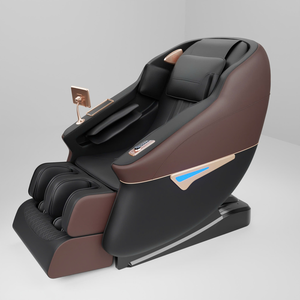 Vente 40% de réduction, fauteuil de massage intelligent 4D OEM ODM, cuir PU, massage complet du corps, contrôle de la minuterie, soins de santé, fonction épaule, masseur de style classique - Product Image 1