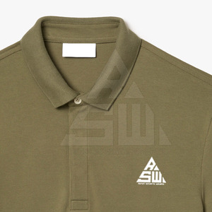 T-shirt pour homme en maille unie de qualité supérieure, respirant, à séchage rapide, en tissu élasthanne/polyester, manches courtes pour un confort quotidien - Product Image 5