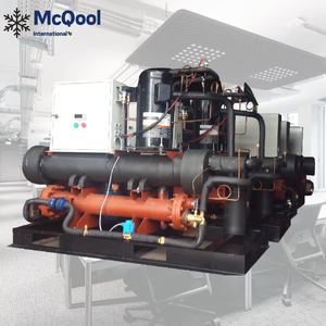 Caractéristique de contrôle de la capacité du refroidisseur refroidi à l'eau à haute efficacité d'excellence du fabricant pour l'équipement de refroidissement du centre commercial - Product Image 1