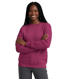 Sweat-shirt en polaire brodé pour femme, col montant oversize, qualité supérieure, coupe décontractée, idéal pour l'hiver, personnalisable avec votre marque - Product Image 1
