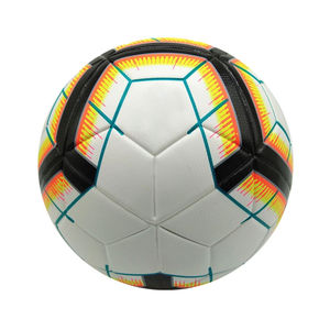 Balón de fútbol pakistaní de alta calidad con logotipo personalizado, diseño de balón de partido de Fútbol cosido a máquina, tamaño 5, cuero PU, los mejores balones de partido - Product Image 6