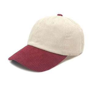 Classique velours côtelé 6 panneaux casquette de baseball réglable unisexe papa chapeau personnalisé broderie conception élégant doux couvre-chef pour les entreprises - Product Image 1