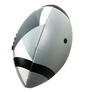 Ballon de football américain en cuir PU PVC personnalisé en gros, qualité de jeu supérieure, durable, avec un matériau doux et confortable - Product Image 5