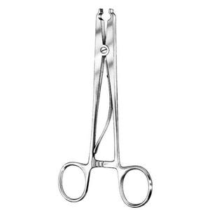 Ensemble d'instruments hémostatiques neurochirurgicaux manuels en acier inoxydable, pinces de Raney pour l'application et le retrait - Product Image 3