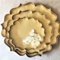 Offre Spéciale laiton Puja Thali conception en relief laiton Pooja plaque traditionnelle pour Pooja Arti hindou religieux sur Diwali cadeau