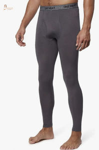 Leggings de base pour homme, légers, respirants, à séchage rapide, résistants à l'eau, avec taille élastique et longueur intégrale - Product Image 2