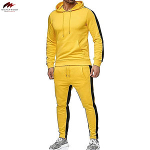 Conjunto Deportivo de Invierno para Hombre, con Capucha y Logotipo Personalizado, Diseño Sólido, 100% Algodón, Nueva Moda - Product Image 4