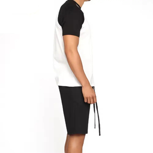 Ensemble décontracté pour homme de haute qualité, deux pièces, t-shirt à manches courtes et short, respirant, imprimé animal, été, 100% polyester/coton - Product Image 2