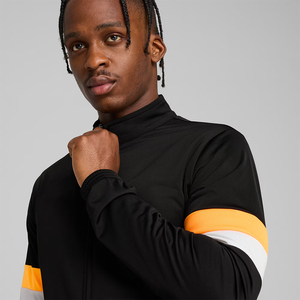 Survêtement d'équipe de football de la meilleure qualité, couleur noire, avec fermeture éclair complète, manches longues, sport, course à pied, survêtements de football pour unisexe - Product Image 6
