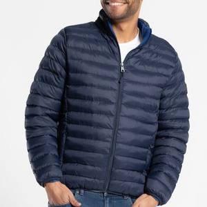 Custom High Quality Winter Thickened Puffer Men's Duck Down Jackets With Funnel Neck Outdoor Jackets <b>Coats</b> For Unisex - Product Image 1