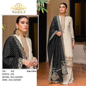 Conjunto de traje Salwar Kameez bordado con lentejuelas paquistaníes asequibles de primera calidad, ropa elegante para mujer disponible en cantidad al por mayor - Product Image 5