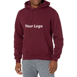 Nouveau style, sweat-shirt à capuche léger et chaud pour l'hiver, fermeture éclair sur le devant, couleur unie, unisexe, 100% coton, impression en silicone - Product Image 5