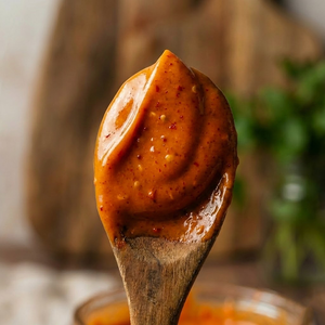 Mayonesa Vegana Alta en Proteínas con Sabor a Sriracha, 12g de Proteína, Proteína de Guisante Sin OMG, Halal, Fabricante de Salsas Picantes de Marca Privada, 200ml, OEM - Product Image 2