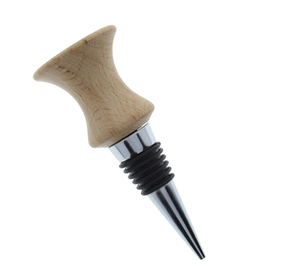 Tapón de botella de madera de diseño de aspecto moderno personalizado con tapón de botella de Metal de madera negro de alta calidad con calidad superior - Product Image 3