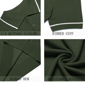 Colección de verano Polo de golf Camiseta Jersey de algodón Polo de golf Camiseta con logotipo impreso personalizado Bordado y sublimación - Product Image 2