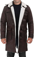 Silo Sports SS-MSLC-03 2025 OEM 100% Hochwertige Lammfell-Lederjacke für Herren Atmungsaktiver Klassischer Wintermantel 50% Lammfell