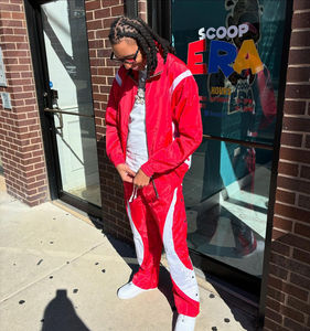 ชุดวอร์มกันลมแบบมีซิป ผ้าโพลีเอสเตอร์/คอตตอน น้ำหนักเบา สวมใส่สบาย เหมาะสำหรับฤดูหนาว คุณภาพเยี่ยม ผลิตตามสั่ง ขายส่ง - Product Image 5