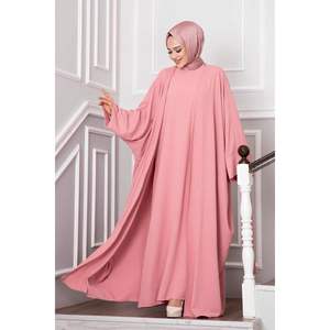 Leyli Hijab Abaya Conjunto Rosa - Product Image 1