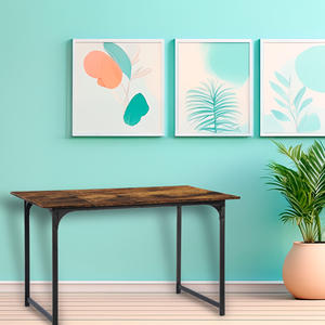 Table à manger pliante et extensible 'Ibro' au design vintage Well Home 90x70x72.5cm - Product Image 3