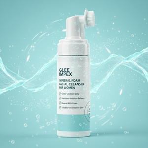 Espuma Limpiadora Facial Diaria Mineral Glee Impex con Cepillo Limpiador, Control de Grasa y Eliminación de Puntos Negros para Fragancia - Product Image 1