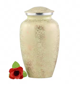 Urnes funéraires décoratives Boîte de rangement pour cendres humaines pour adultes Fournitures funéraires uniques finies en marbre à des prix abordables Urnes pour cendres - Product Image 1