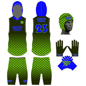 Conjunto de Uniforme de Flag Football Hecho a Medida |   Ropa Deportiva Unisex sin Mangas, Transpirable, Sublimada, de Secado Rápido y que Absorbe la Humedad - Product Image 1