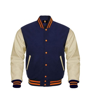 Chaqueta Varsity de Béisbol Personalizada de Alta Calidad para Hombre, Impermeable, Resistente al Viento, con Cuello Redondo y Forro de Lana - Product Image 6
