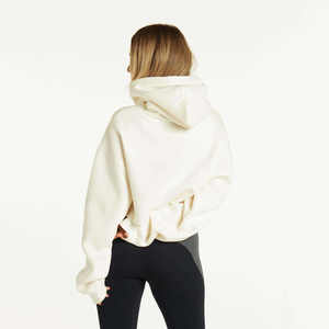 Sweat-shirt à capuche et pantalon de jogging pour femme, vêtements de sport d'hiver sur mesure, avec option de logo sur le devant - Product Image 2