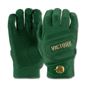 Gants de baseball personnalisés avec logo couleur, prix de gros, paume en peau de chèvre collante, amorti optimal, entraînement, gants de frappe de softball en vrac - Product Image 4