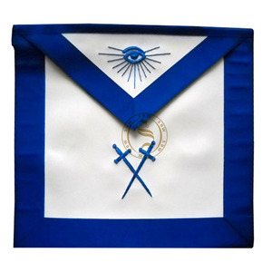 Tablier maçonnique 28e degré Tablier Regalia Rite écossais en couleurs personnalisées à vendre | Accessoires Regalia de haute qualité - Product Image 5