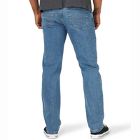 Jeans pour hommes, taille mi-haute, coupe droite, toile légère, respirante, décontractée, professionnelle, longueur entière, sexy, tendance, haute qualité, prix