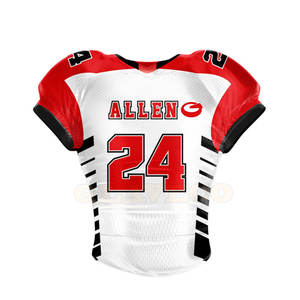 เสื้อเจอร์ซี่อเมริกันฟุตบอลปรับแต่งโลโก้ระบายอากาศได้ดีเสื้อฟุตบอลขนาดพลัสไซส์ - Product Image 4