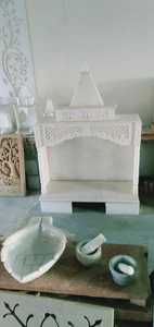 Templo de piedra de mármol tallado a mano para casa y oficina, ideal para reventa, adecuado para diseñadores de interiores y tiendas de casa - Product Image 5