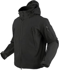 Chaqueta Softshell de hombre impermeable con forro polar de invierno cálido con cremallera personalizada para hombre - Product Image 4
