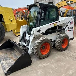 Prix d'usine, mini-chargeuse sur pneus Bobcat S550 d'occasion de marque américaine d'origine, de haute qualité, pour l'agriculture et le jardinage, en vente, prix de gros - Product Image 1