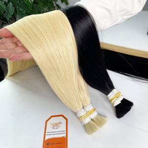 Meilleure vente de qualité 12A personnalisable couleur droite en vrac extensions de cheveux humains vietnamiens paquets de cheveux humains bruts prix de gros - Product Image 2