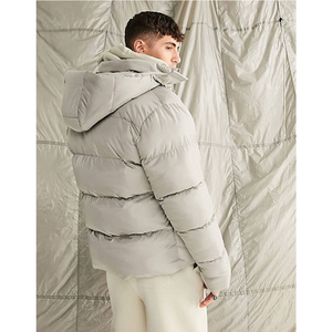 Le Hiver Hommes de Manteau Personnalisé Visage Stand Col En Plein Air Vers Le Bas Vestes Léger Puffer Veste - Product Image 3