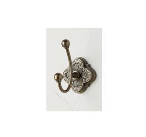 Decorative brass <b>wall</b> <b>hooks</b> with golden finished design <b>for</b> hanging coats hats <b>keys</b> towels and other household essentials - Product Image 1