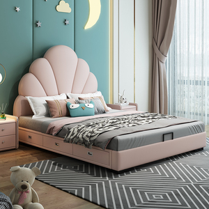 <span class=keywords><strong>Letto</strong></span> Principessa Moderno e Semplice, <span class=keywords><strong>Letto</strong></span> a Conchiglia per Bambine, <span class=keywords><strong>Letto</strong></span> <span class=keywords><strong>Singolo</strong></span> per Bambini - Product Image 2