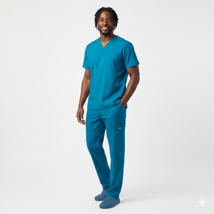 Conjuntos de Uniformes Médicos Modernos de Alta Calidad para Hombre, Tela Transpirable, Ajuste Perfecto para Trabajadores de la Salud, Hospital, Clínica - Product Image 1