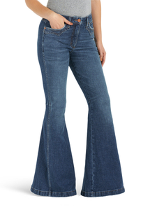Nouveau style évasé skinny étiré de haute qualité OEM personnalisé à bas prix taille haute design tendance denim pour femmes du Bangladesh - Product Image 5