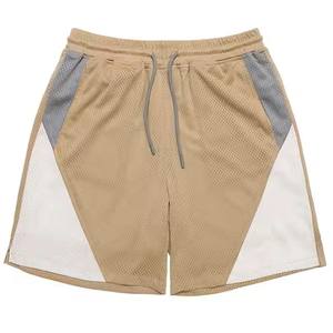 Pantalones cortos de algodón y poliéster de verano con correa elástica para exteriores con impresión por sublimación para hombres disponibles en diferentes colores de buena calidad - Product Image 4