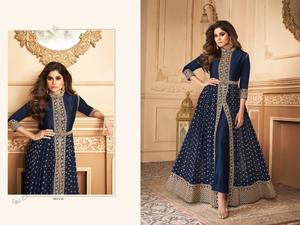 Nuevo Diseño de Moda, Vestido Anarkali de Georgette para Bodas y Fiestas, de Proveedor y Exportador Indio - Product Image 3