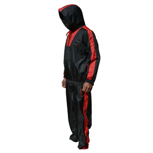 Combinaison de sauna pour homme et femme en argent personnalisé, pour la transpiration, la minceur, la course à pied, la salle de sport, la perte de poids, veste et pantalon de sauna pour homme - Product Image 4